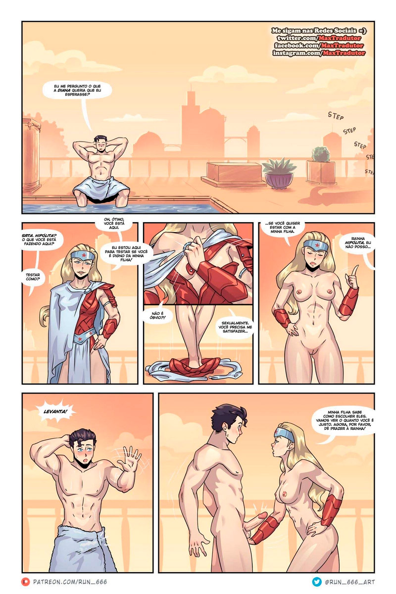Página 2 do quadrinho adulto: The Labors of the Amazons – Leia completo em XCOMICS