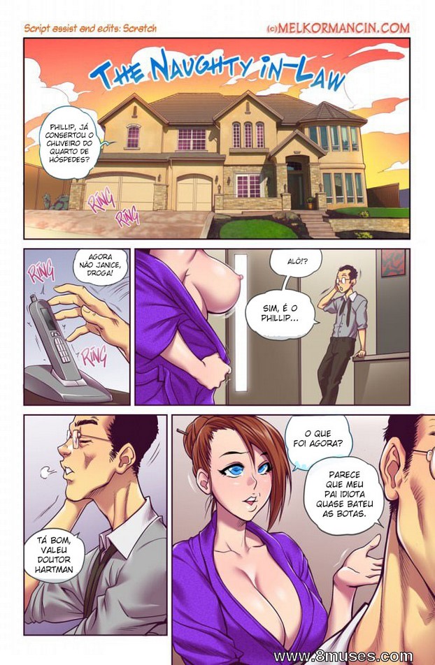 Página 2 do quadrinho adulto: The Naughty in Law – Leia completo em XCOMICS