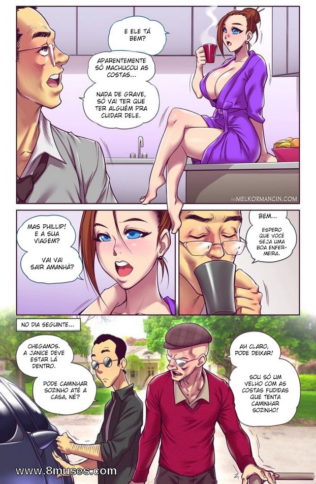Página 3 do quadrinho adulto: The Naughty in Law – Leia completo em XCOMICS