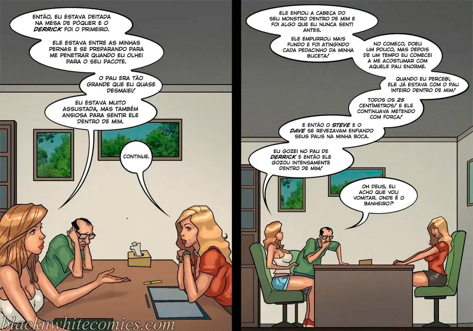 Página 19 do quadrinho adulto: The Poker Game 3 Full House – Leia completo em XCOMICS