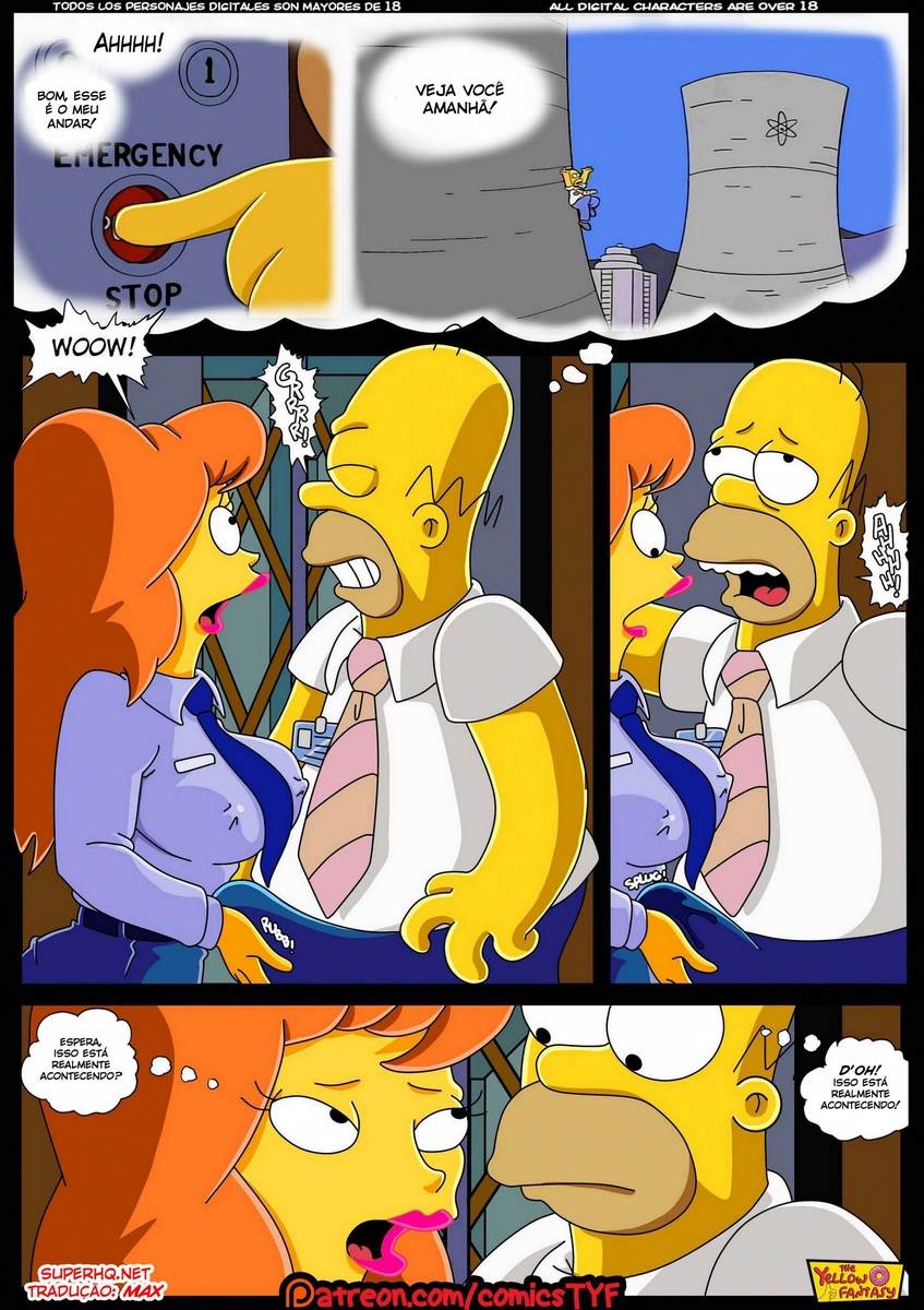 Página 18 do quadrinho adulto: The Yellow Fantasy Amor Radioativo – Leia completo em XCOMICS