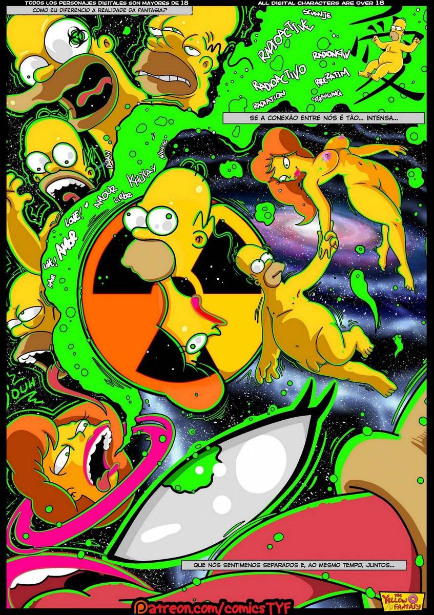 Página 21 do quadrinho adulto: The Yellow Fantasy Amor Radioativo – Leia completo em XCOMICS