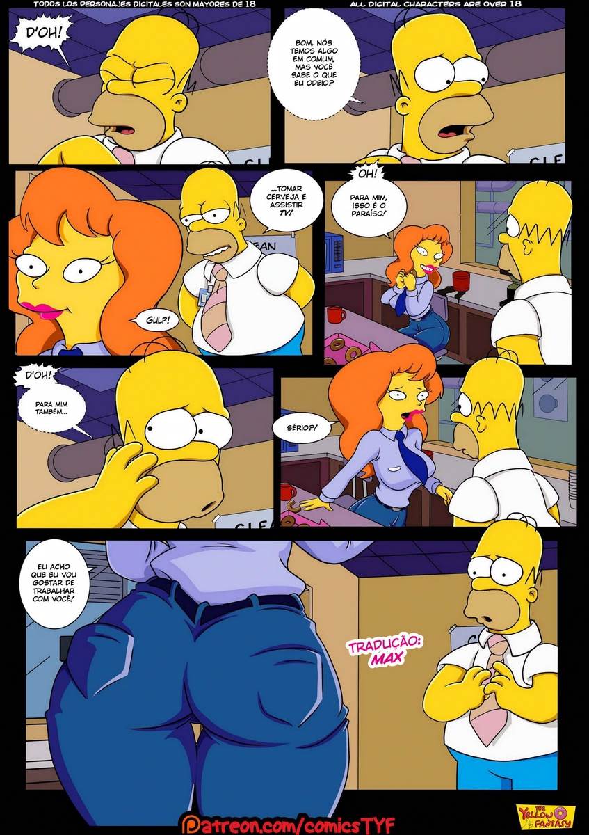Capa do quadrinho adulto: The Yellow Fantasy Amor Radioativo – Leia online em XCOMICS
