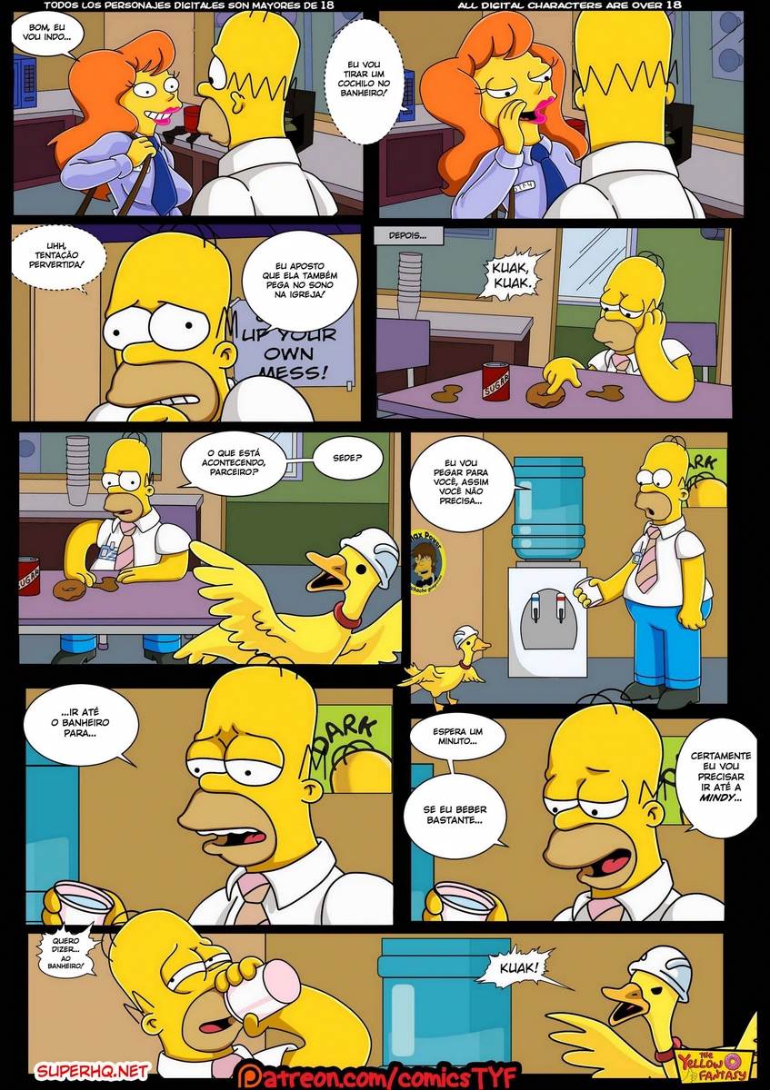 Página 8 do quadrinho adulto: The Yellow Fantasy Amor Radioativo – Leia completo em XCOMICS