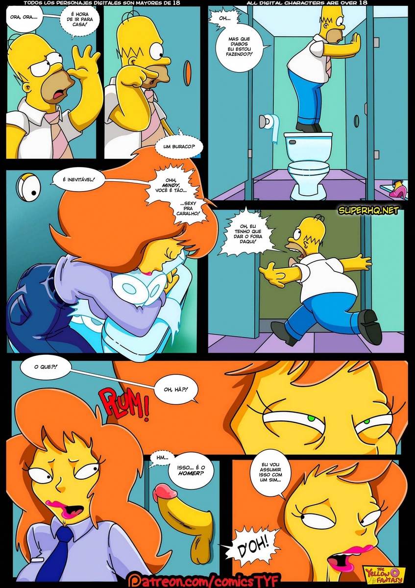 Página 10 do quadrinho adulto: The Yellow Fantasy Amor Radioativo – Leia completo em XCOMICS
