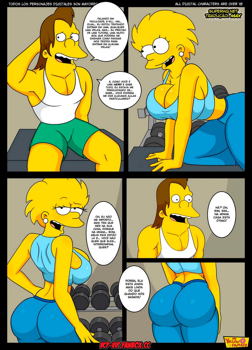 Página 4 do quadrinho adulto: The Yellow Fantasy, Nelson’s Tutor – Leia completo em XCOMICS