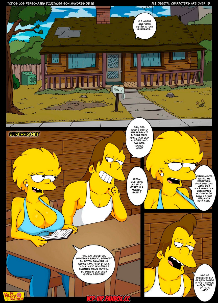 Página 5 do quadrinho adulto: The Yellow Fantasy, Nelson’s Tutor – Leia completo em XCOMICS