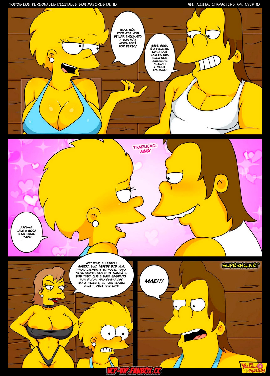 Página 6 do quadrinho adulto: The Yellow Fantasy, Nelson’s Tutor – Leia completo em XCOMICS