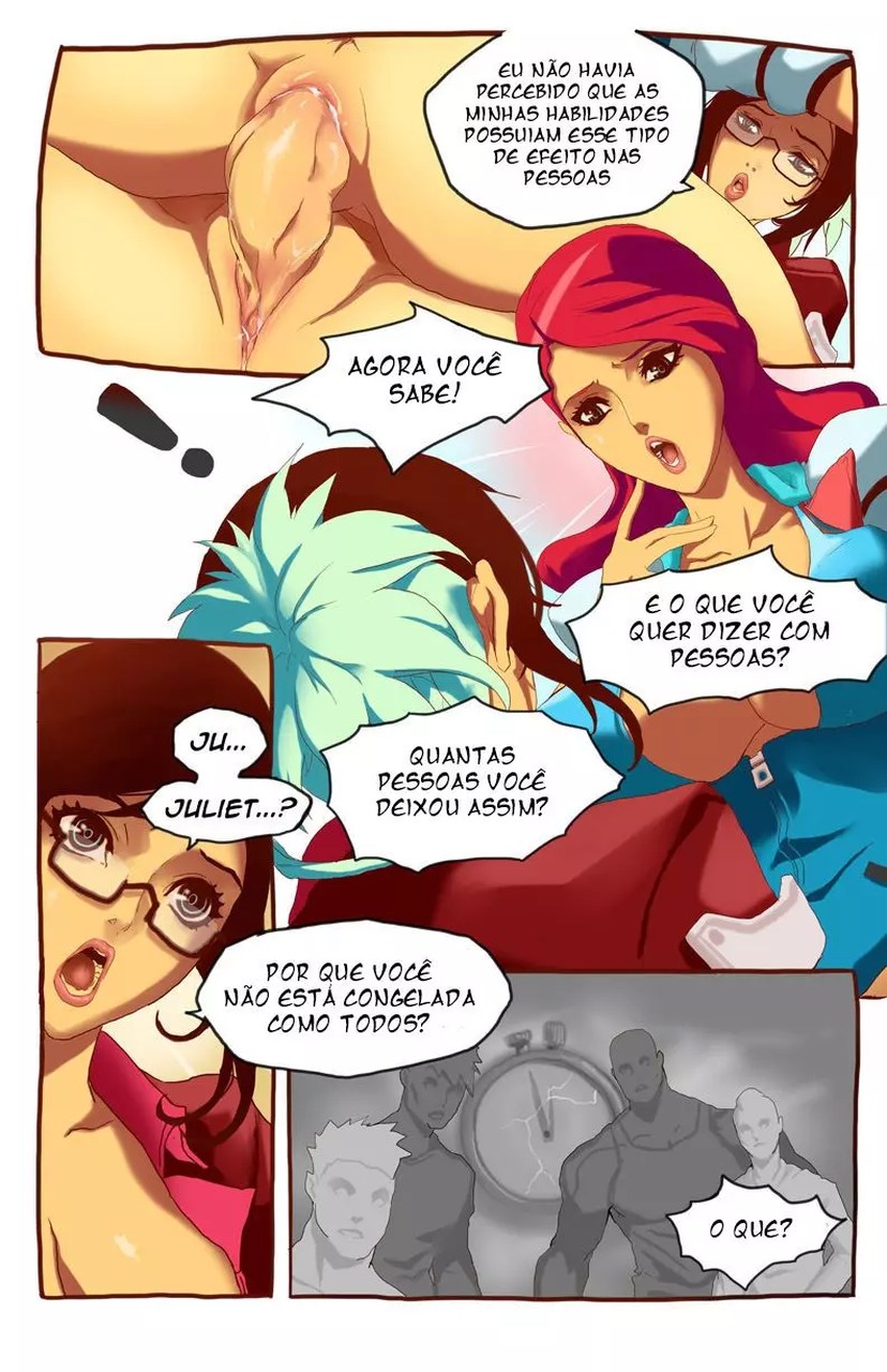 Página 8 do quadrinho adulto: Time, Stop and Bop – Leia completo em XCOMICS