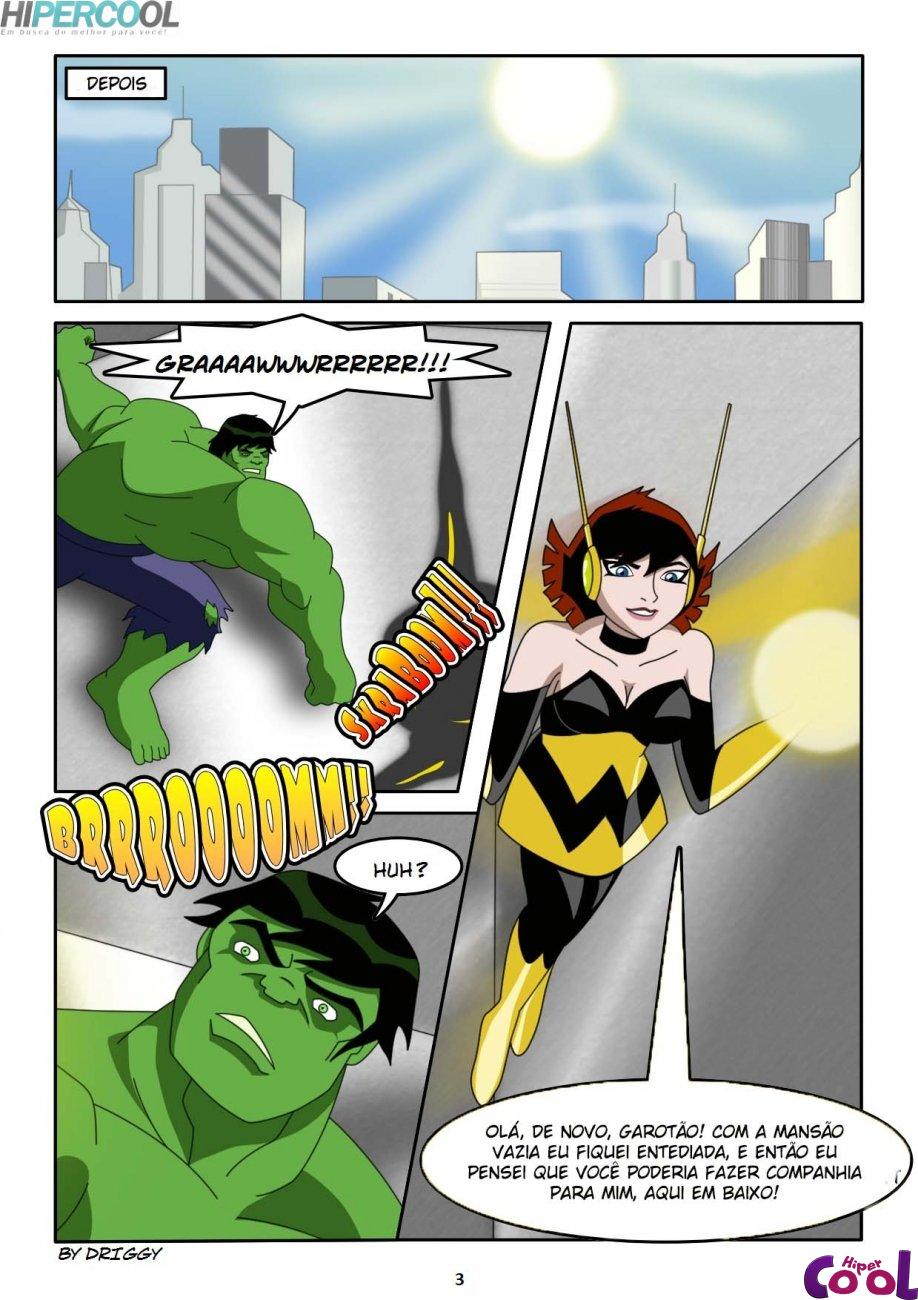 Página 4 do quadrinho adulto: Tirando o estresse do Hulk – Leia completo em XCOMICS