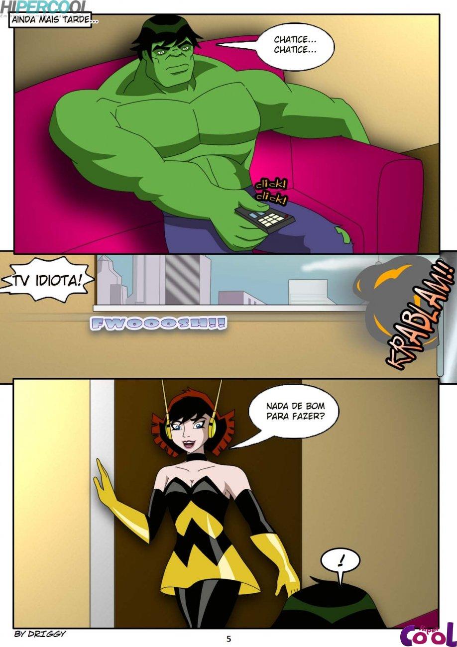 Página 6 do quadrinho adulto: Tirando o estresse do Hulk – Leia completo em XCOMICS