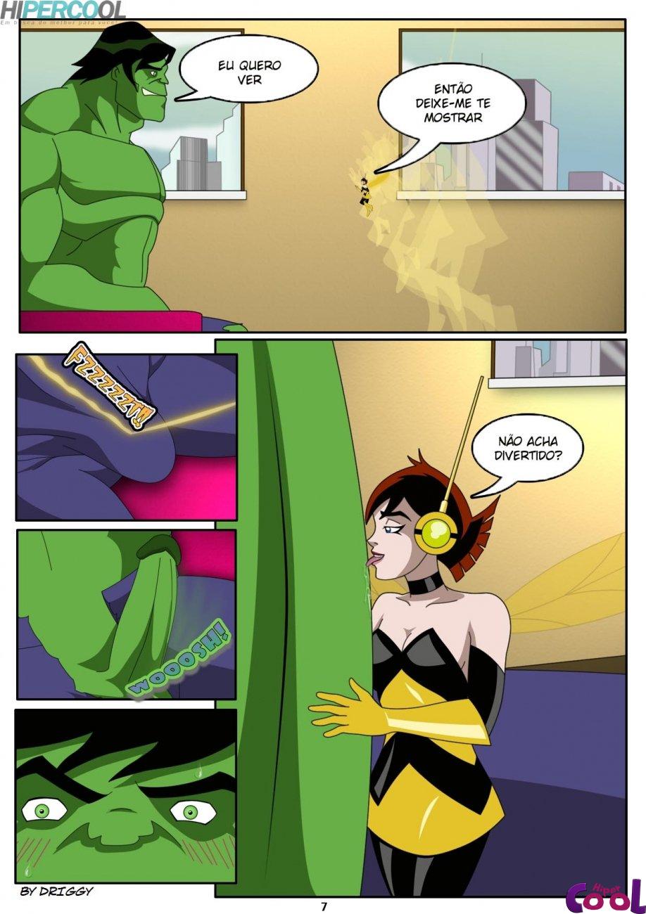 Página 8 do quadrinho adulto: Tirando o estresse do Hulk – Leia completo em XCOMICS