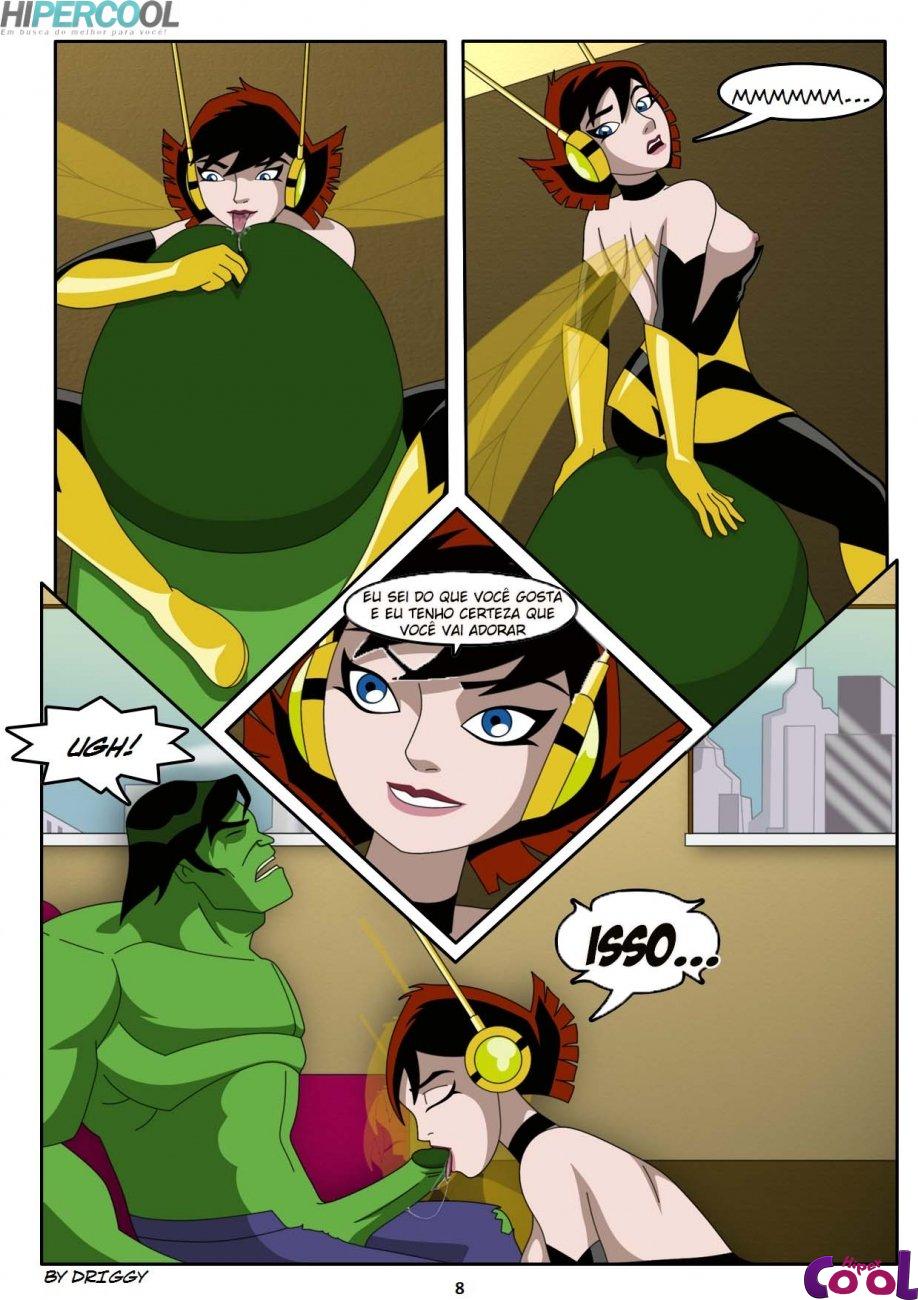 Página 9 do quadrinho adulto: Tirando o estresse do Hulk – Leia completo em XCOMICS