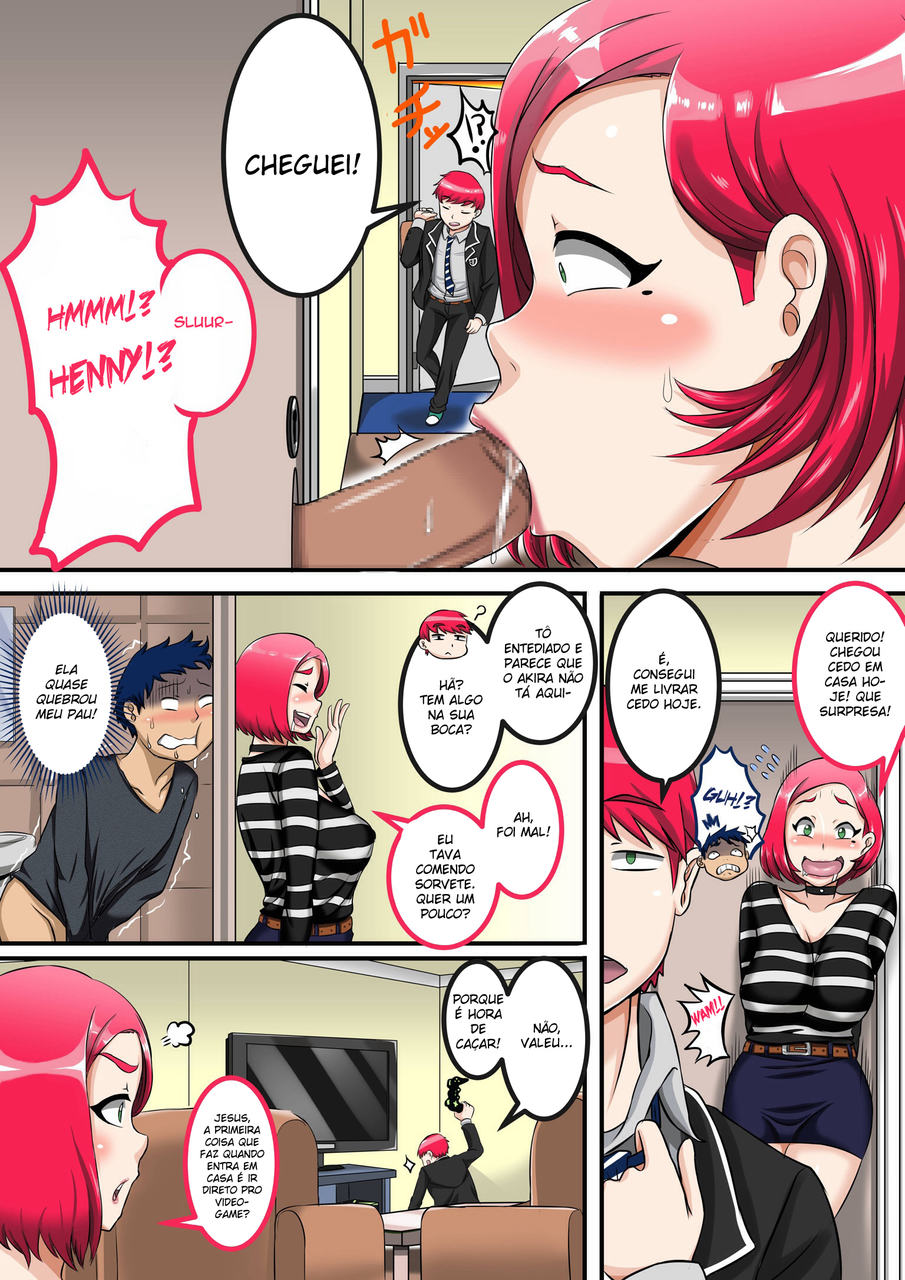 Página 5 do quadrinho adulto: Trancado no banheiro – Leia completo em XCOMICS
