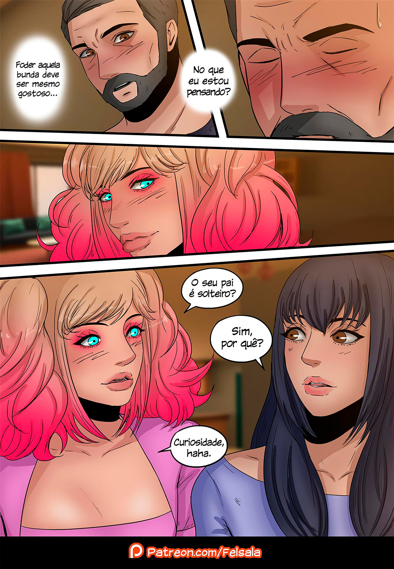 Página 5 do quadrinho adulto: Transando com o pai da melhor amiga – Leia completo em XCOMICS