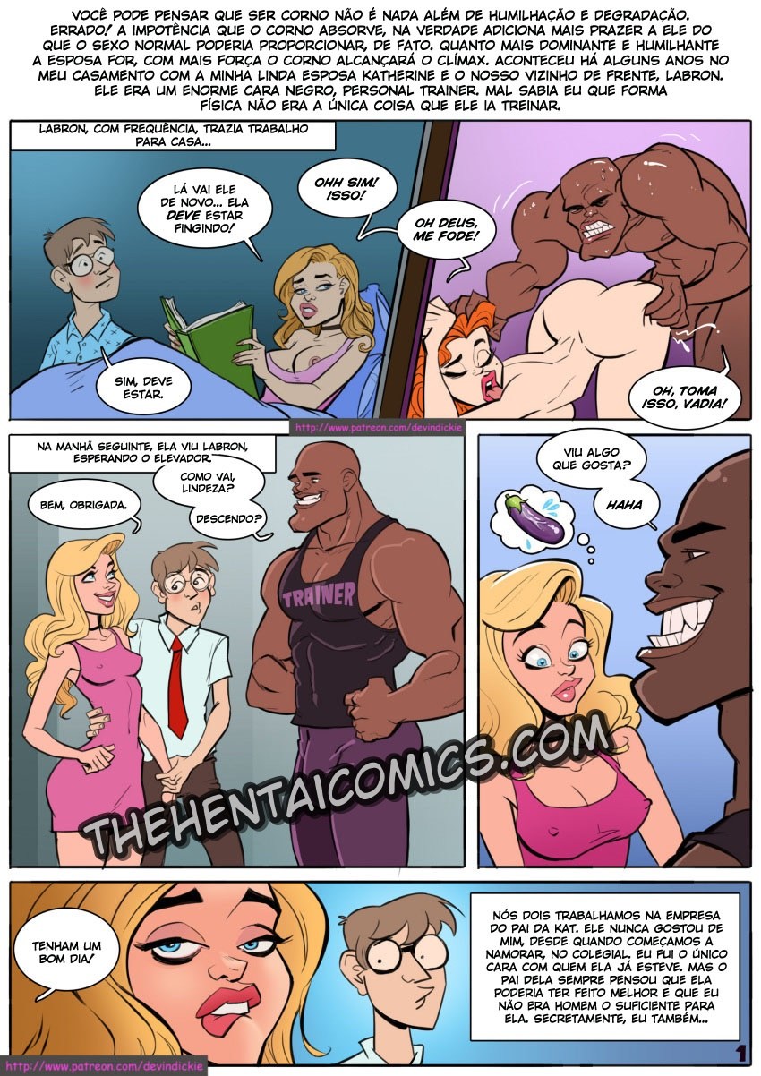 Página 2 do quadrinho adulto: Treinador de cornos – Leia completo em XCOMICS