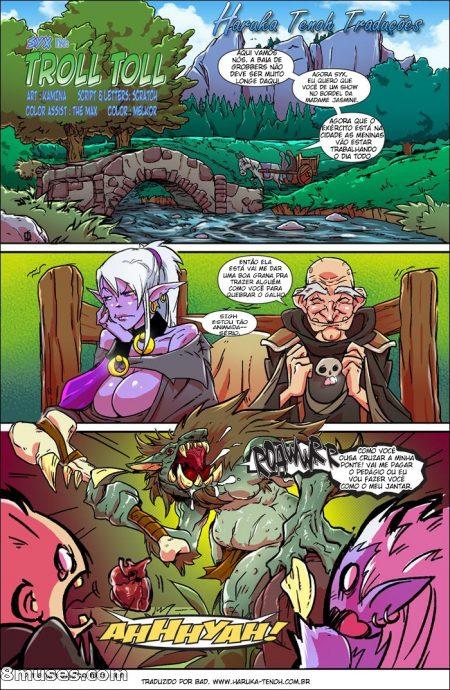 Capa do quadrinho adulto: Troll fazendo uma boa troca – Leia online em XCOMICS