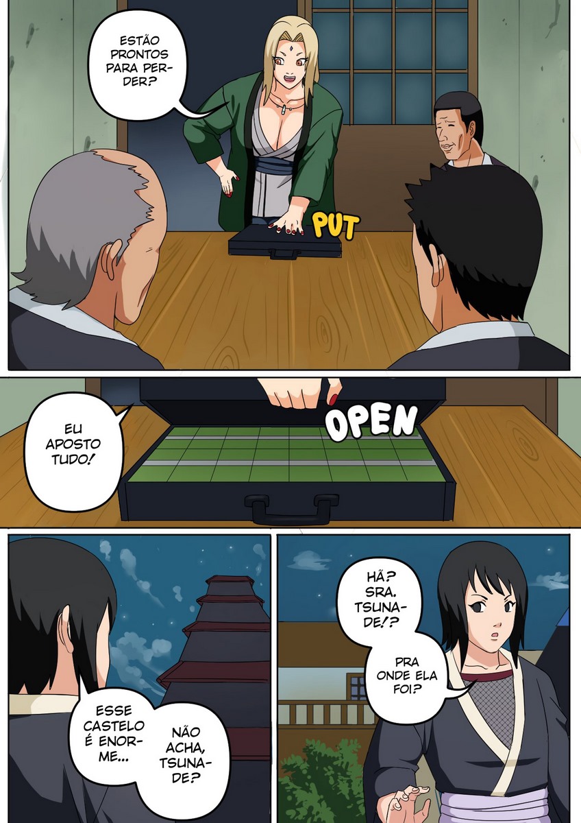 Página 2 do quadrinho adulto: Tsunade e Ino: Double Trouble – Leia completo em XCOMICS