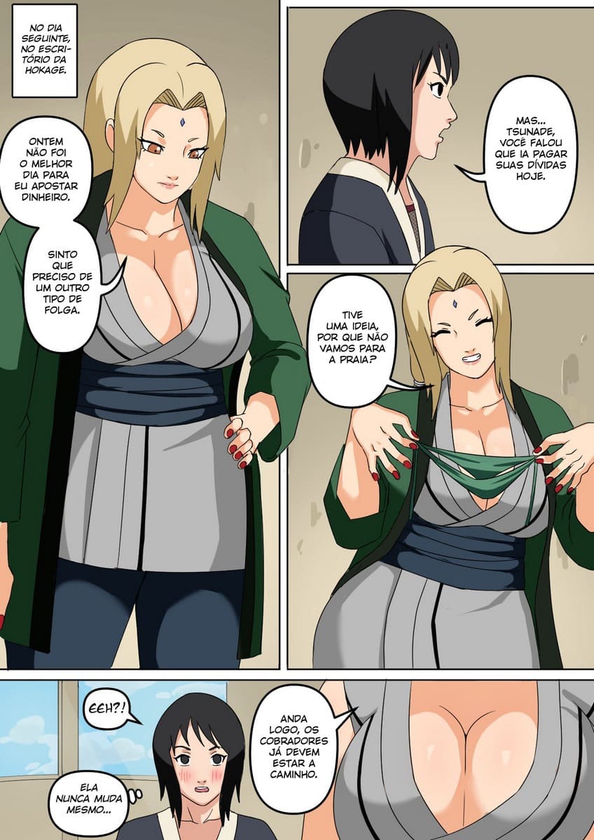 Página 14 do quadrinho adulto: Tsunade e Ino: Double Trouble – Leia completo em XCOMICS