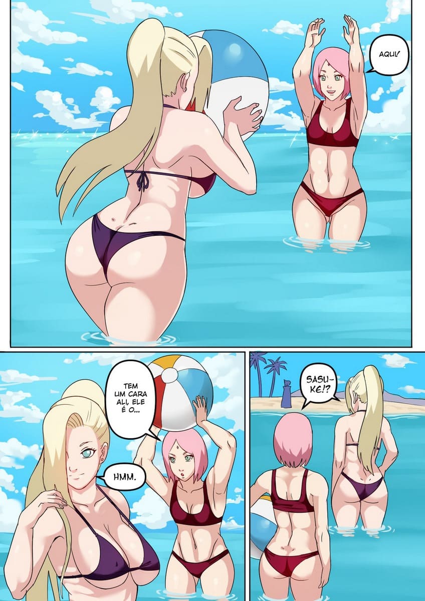 Página 15 do quadrinho adulto: Tsunade e Ino: Double Trouble – Leia completo em XCOMICS