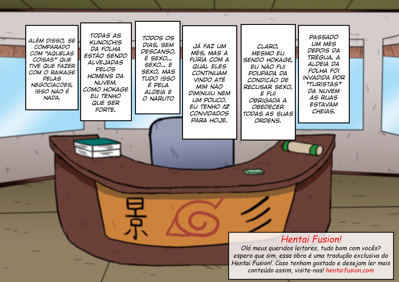 Página 2 do quadrinho adulto: Tsunade escrava sexual – Leia completo em XCOMICS