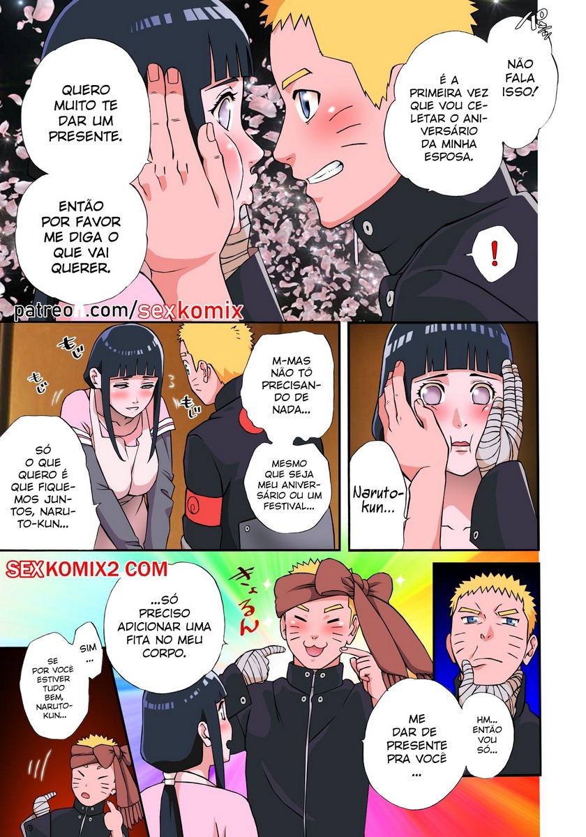 Página 5 do quadrinho adulto: Um presente para Hinata – Leia completo em XCOMICS