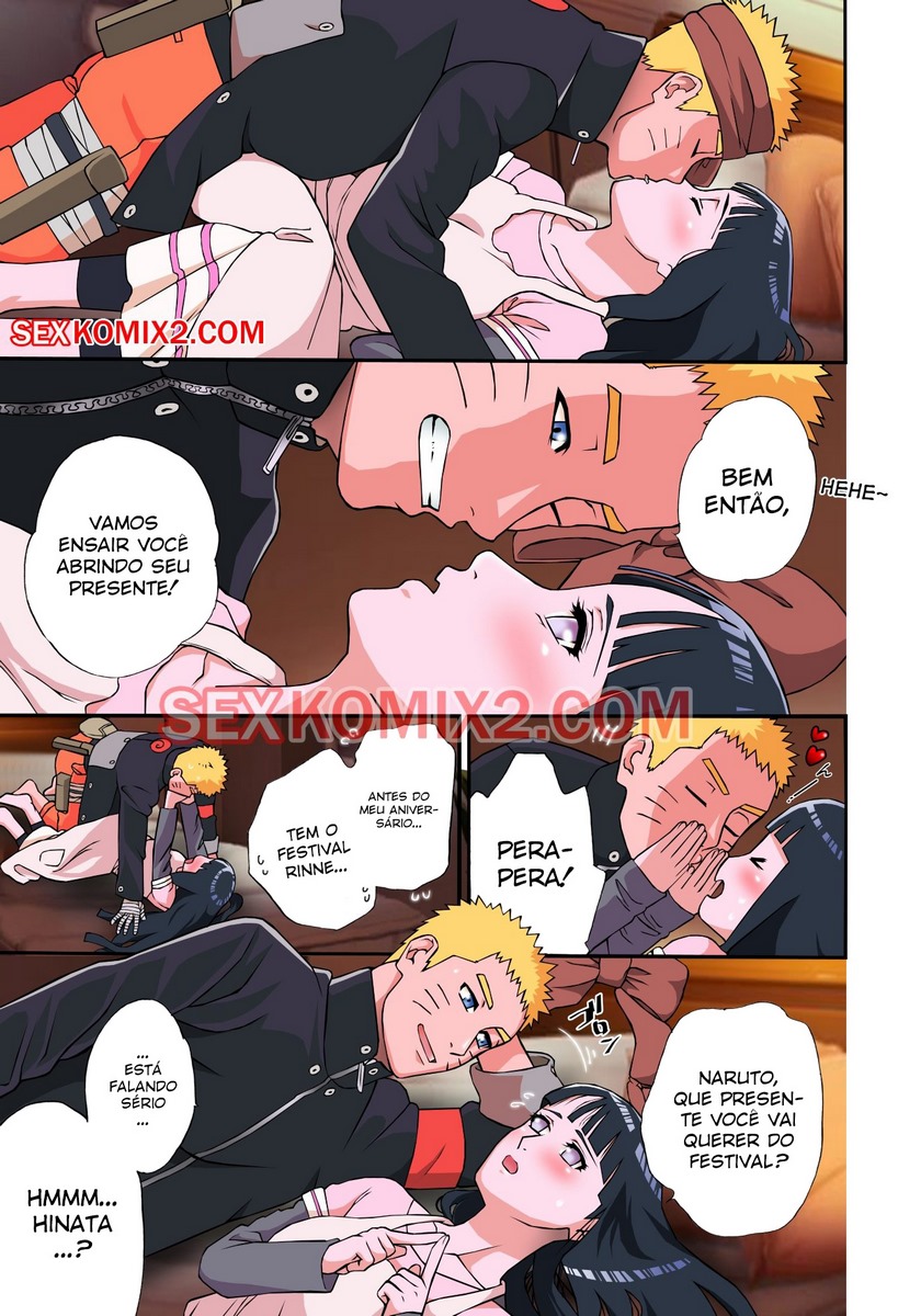Página 7 do quadrinho adulto: Um presente para Hinata – Leia completo em XCOMICS