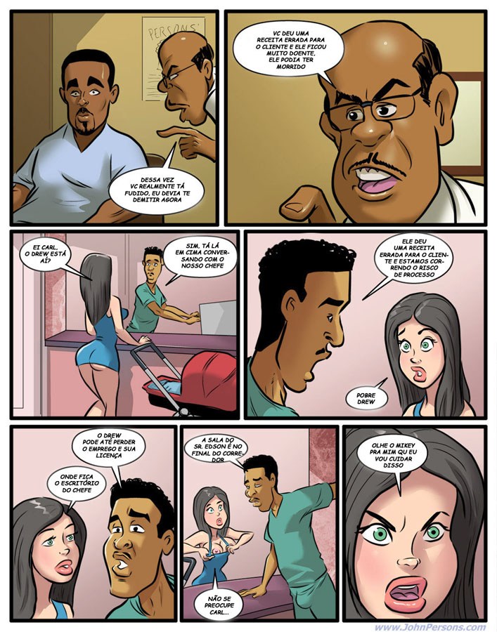 Página 7 do quadrinho adulto: Uma babá mal comportada – Leia completo em XCOMICS