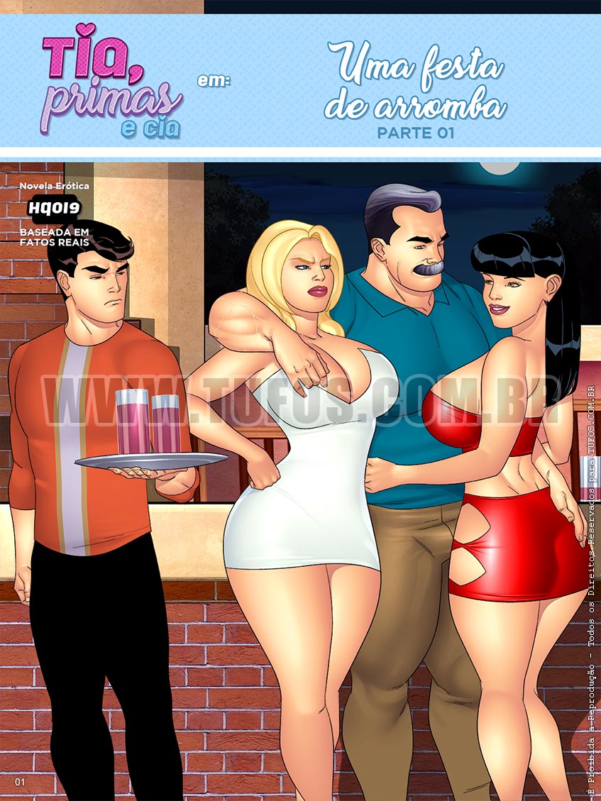 Página 1 do quadrinho adulto: Uma festa de arromba - Parte 01 – Leia completo em XCOMICS