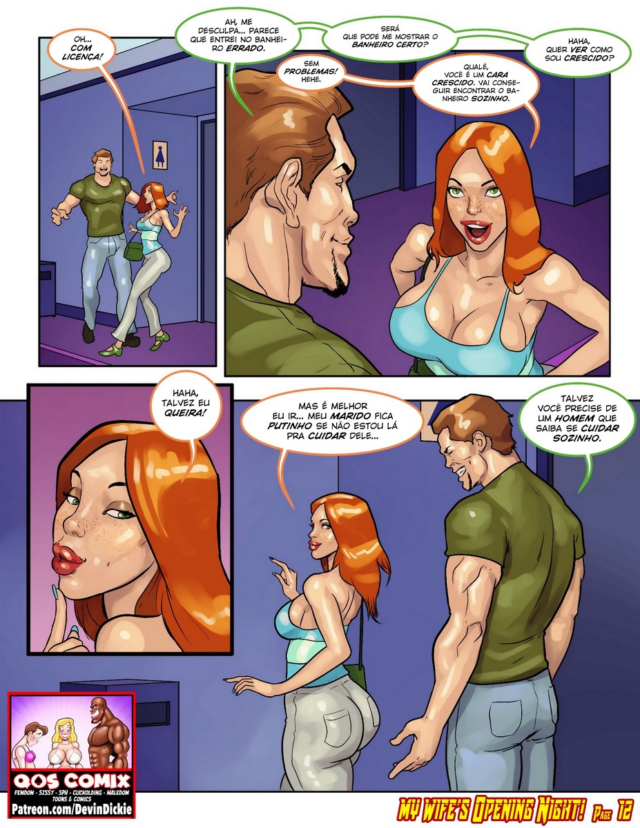 Página 13 do quadrinho adulto: Uma noite livre da esposa – Leia completo em XCOMICS