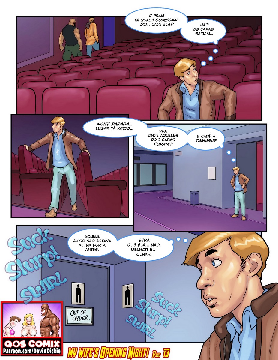 Página 14 do quadrinho adulto: Uma noite livre da esposa – Leia completo em XCOMICS