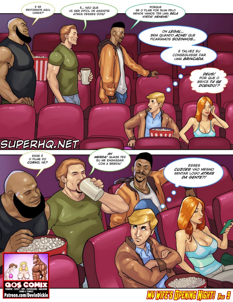 Página 10 do quadrinho adulto: Uma noite livre da esposa – Leia completo em XCOMICS