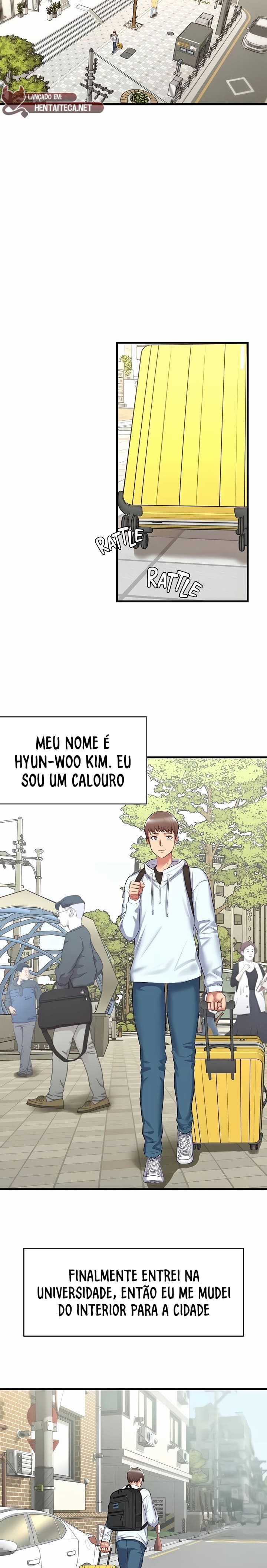 Página 2 do quadrinho adulto: Uma nova vida na faculdade - Parte 1 – Leia completo em XCOMICS