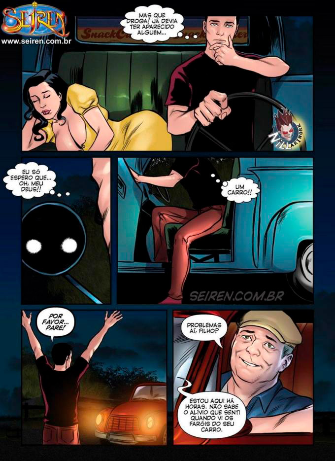 Página 17 do quadrinho adulto: Uma pequena parada – Leia completo em XCOMICS