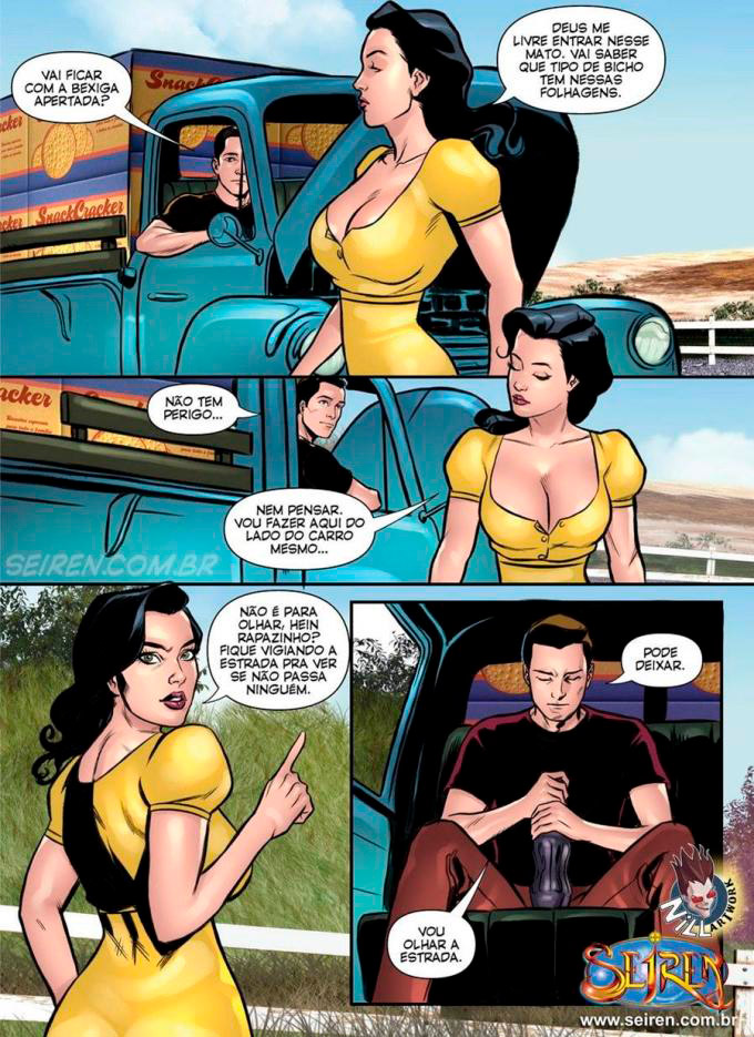 Página 3 do quadrinho adulto: Uma pequena parada – Leia completo em XCOMICS