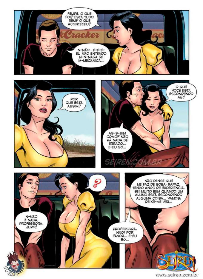 Página 5 do quadrinho adulto: Uma pequena parada – Leia completo em XCOMICS