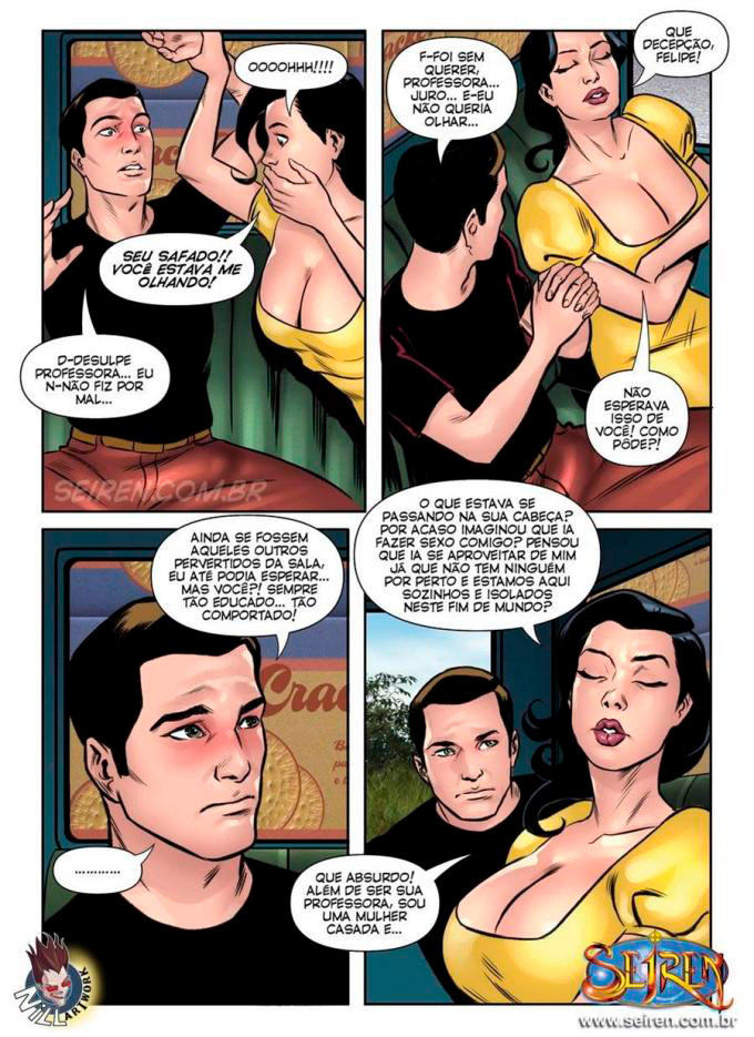 Página 6 do quadrinho adulto: Uma pequena parada – Leia completo em XCOMICS