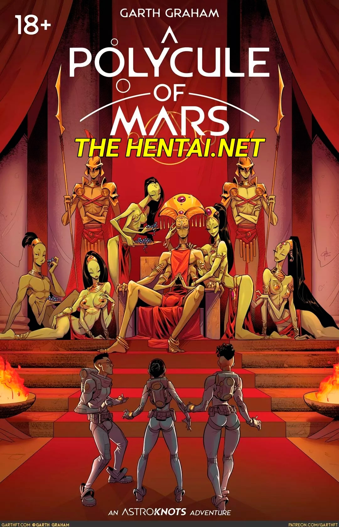 Capa do quadrinho adulto: Uma Polícula de Marte – Leia online em XCOMICS