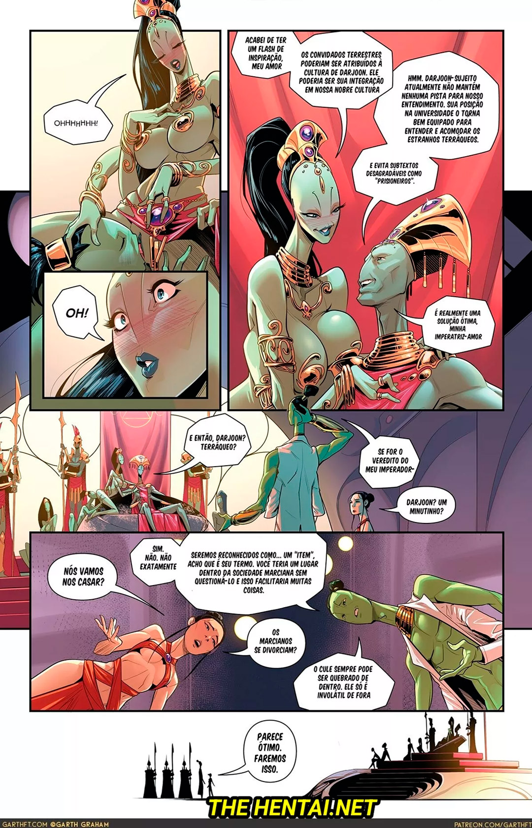 Página 43 do quadrinho adulto: Uma Polícula de Marte – Leia completo em XCOMICS