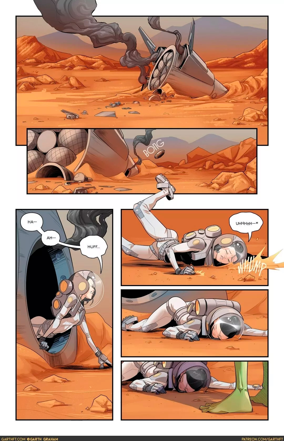 Página 6 do quadrinho adulto: Uma Polícula de Marte – Leia completo em XCOMICS
