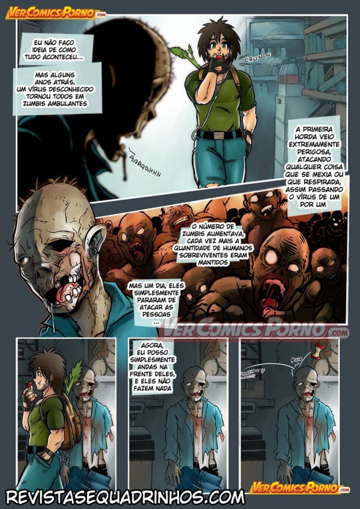 Página 3 do quadrinho adulto: Uma zumbi na minha vida – Leia completo em XCOMICS