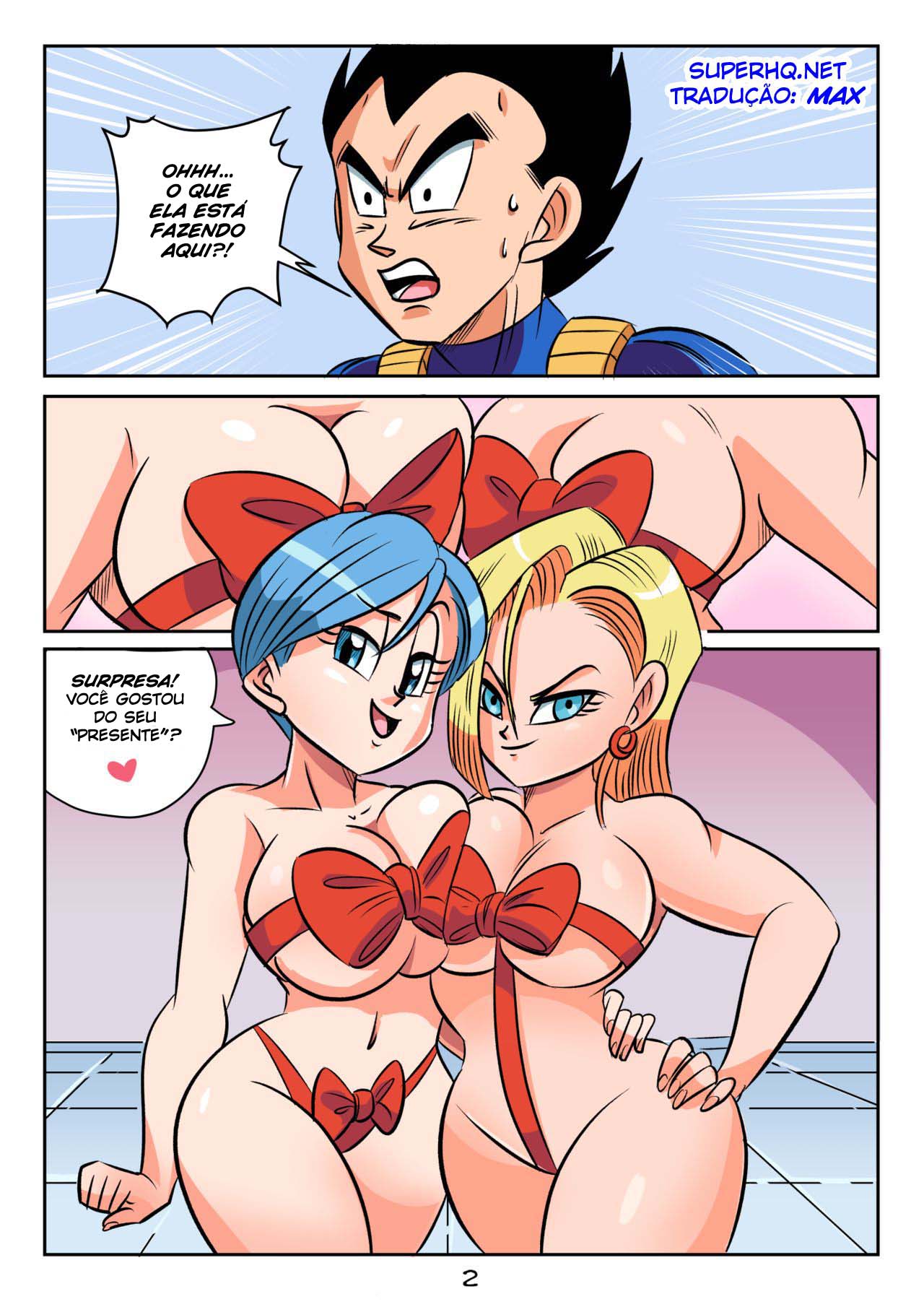 Página 4 do quadrinho adulto: Vegeta's Gift – Leia completo em XCOMICS