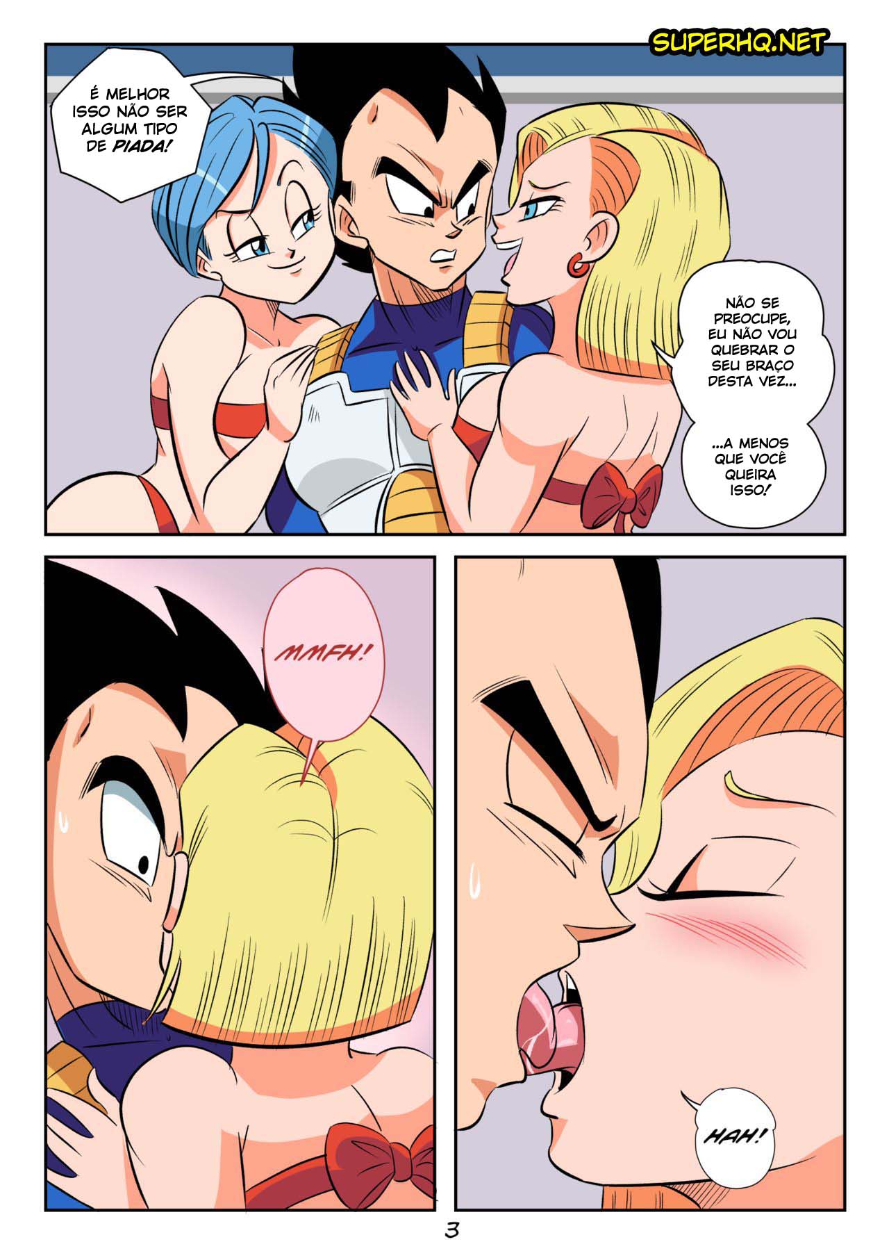 Página 5 do quadrinho adulto: Vegeta's Gift – Leia completo em XCOMICS