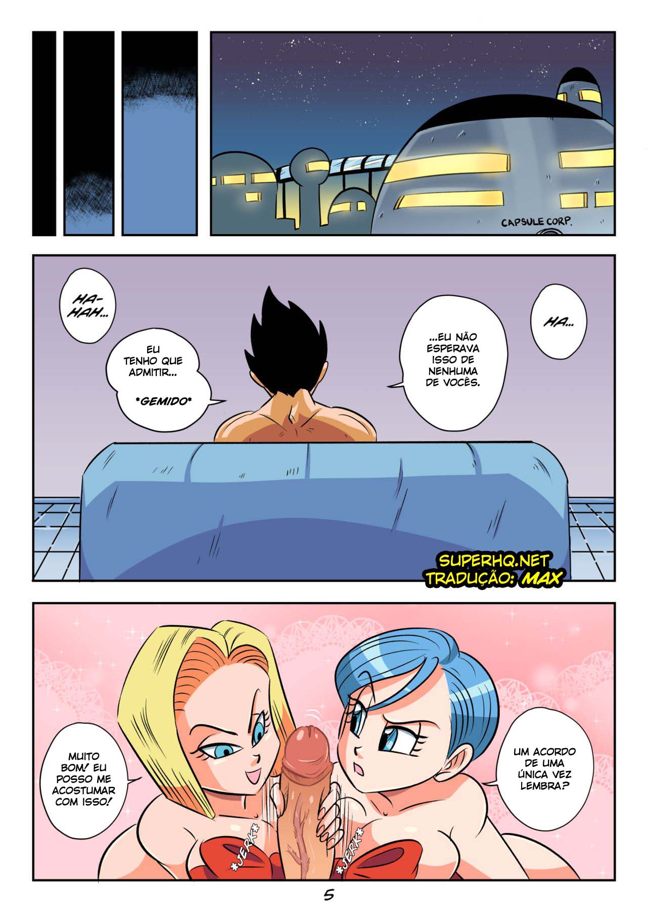 Página 7 do quadrinho adulto: Vegeta's Gift – Leia completo em XCOMICS