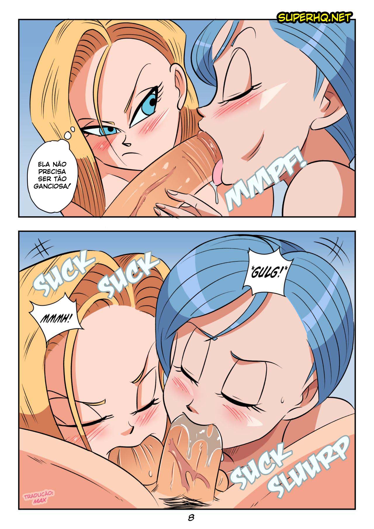 Página 10 do quadrinho adulto: Vegeta's Gift – Leia completo em XCOMICS