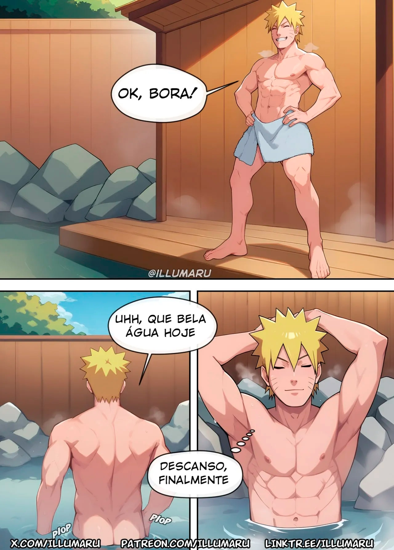 Página 4 do quadrinho adulto: Very Hot Springs – Leia completo em XCOMICS