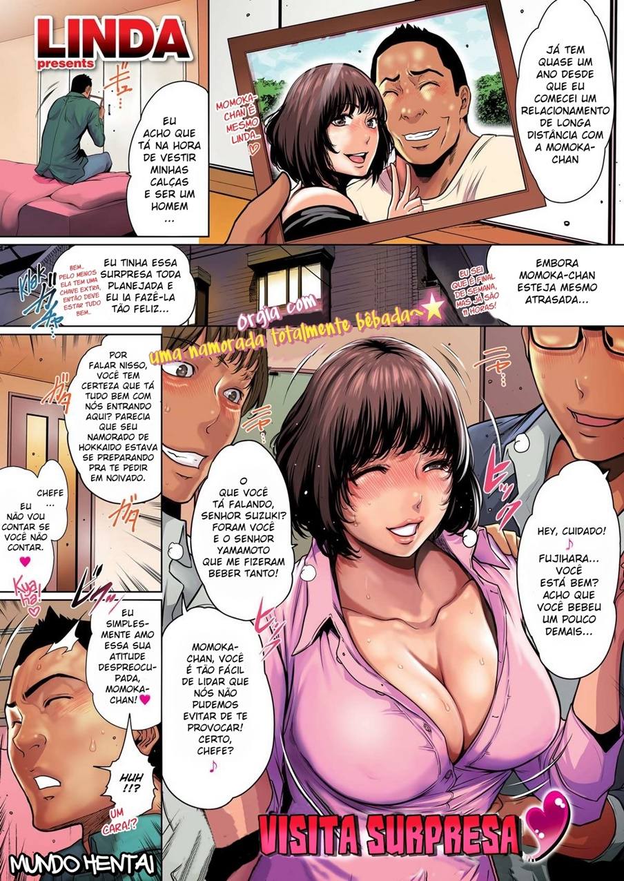 Capa do quadrinho adulto: Visita Surpresa – Leia online em XCOMICS