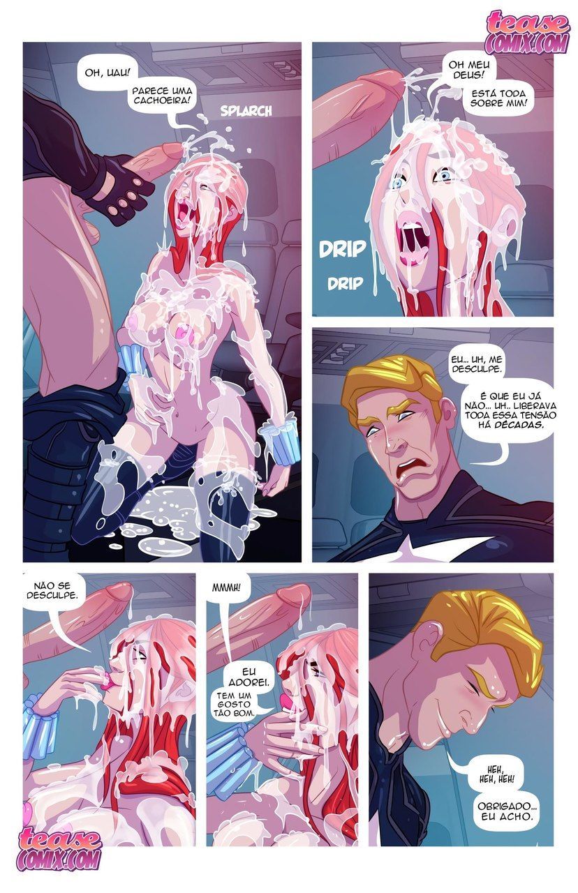 Página 21 do quadrinho adulto: Viúva Negra fica cheia de tesão – Leia completo em XCOMICS
