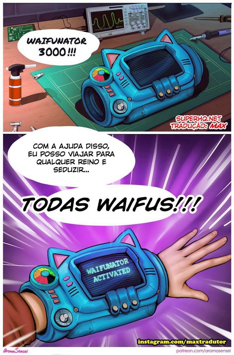 Página 3 do quadrinho adulto: Waifunator 1 - Encontro com a Gwen – Leia completo em XCOMICS