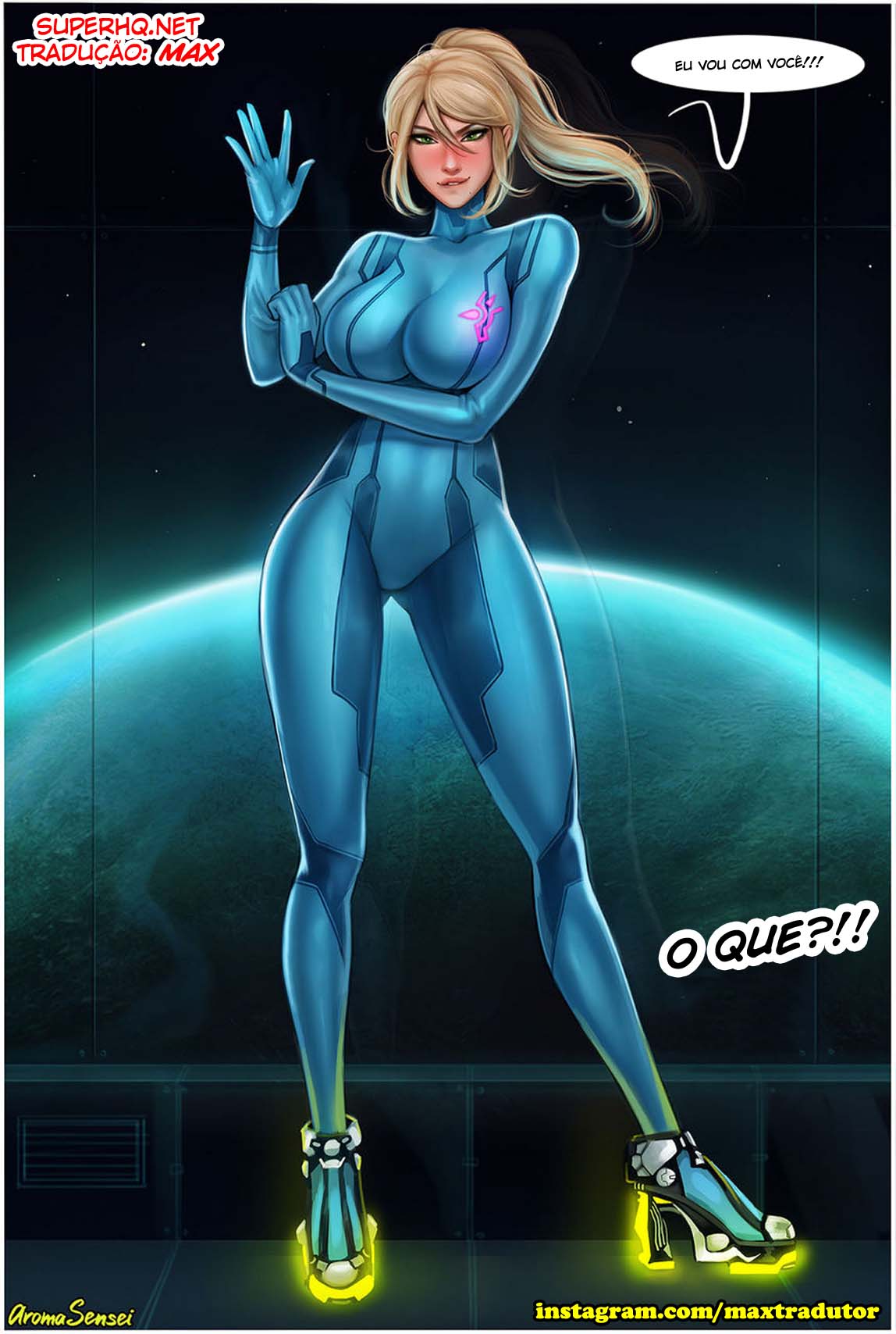 Página 12 do quadrinho adulto: Waifunator 4 - Metroid – Leia completo em XCOMICS